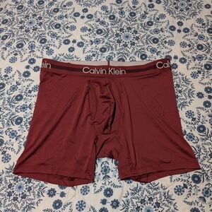 Calvin Klein Men's Maroon Boxer Briefs